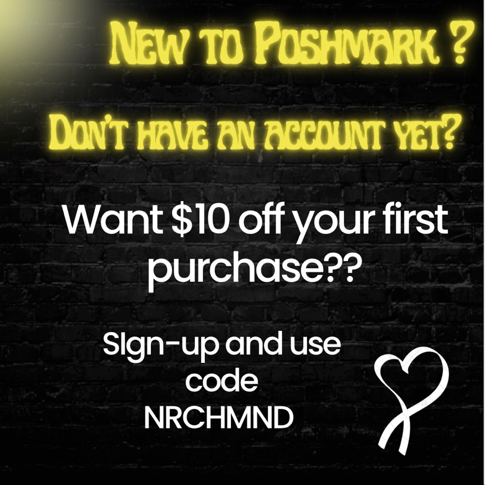 If you are new to Poshmark and do NOT have an account yet.
